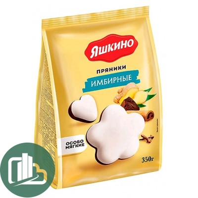 Яшкино Пряники 350гр Имбирные 1/8