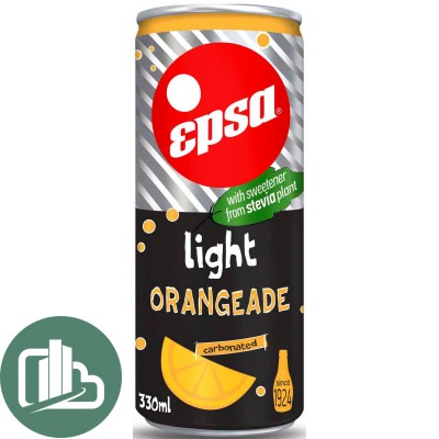 Напиток EPSA Апельсин Light ORANGE 0,33л 1/4