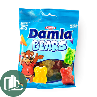 АТВ Жевательный мармелад 80гр DAMLA Мишки 1/12
