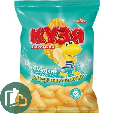Кузя Лакомкин  снэки кукурузные  100гр 1/15