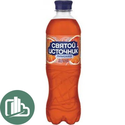 Святой Источник Лимонад  0,5л 1/12 Красный Апельсин 