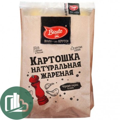 БРУТО Крафт Картошка жареная перец розовый 130г 1/8
