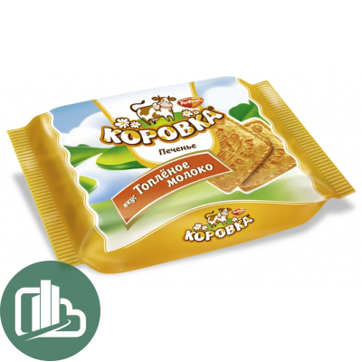 Печенье Коровка вкус топл. молоко 42гр 1/18