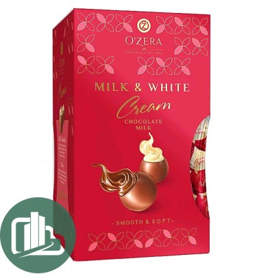 Яшкино Набор конфет O'Zera 200гр Milk & White Cream 1/10