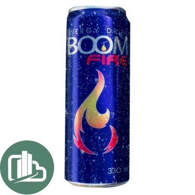 Энергетический напиток BOOM FIRE 0.33 жб 1/12