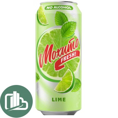 Мохито FRESH 0,45л Лимон Лайм  1/12