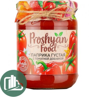 Proshyan Food 500гр Паприка густая с томатной дабавкой 1/12 Прошян