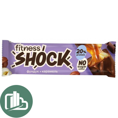 Протеиновый батончик Shok 50гр Фундук 1/12