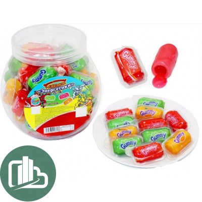 СКИФ Жевательный мармелад 10гр с начинкой Энергетики 10г 1/50 (6)