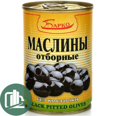 БАРКО Маслины б/к 280гр 1/12