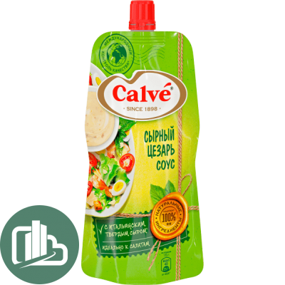 Соус Calve 230гр Сырный Цезарь 1/8