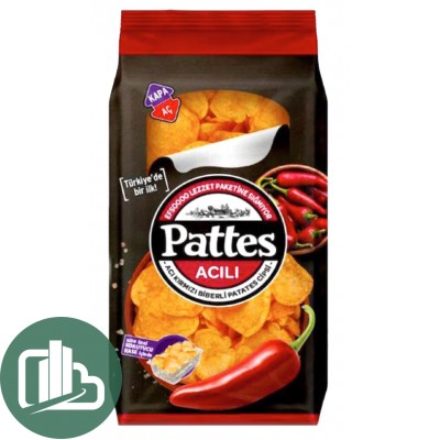 Чипсы PATTES Чили 100гр 1/24