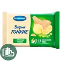 Вафли Коломенские Тонкие Лимонный 100гр 1/18