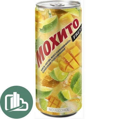 Мохито Манго Очаковский 0.33л ж/б 1/12