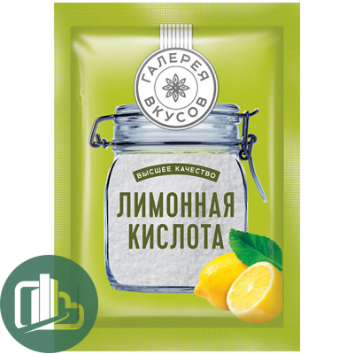 ГАЛЕРЕЯ ВКУСОВ Лимонная кислота 50гр 1/30 ВС027