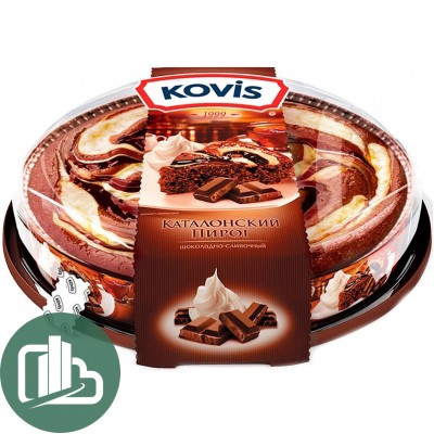 Итальянский десерт 400гр Шоколадно Сливочный КОВИС 1/6