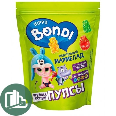 Мармелад Бонди 100гр с игрушкой Пупсы 1/16 Яшкино