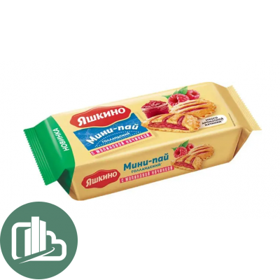 Яшкино Мини-пай с малиновой начинкой Голландский 180гр 1/12