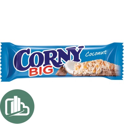 Злаковый батончик Corny Big с кокосом и шоколадом 50г 1/24