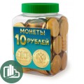 МОНЕТЫ в банке 10 рублей золотом 7гр 1/130 (6) CM-5-1