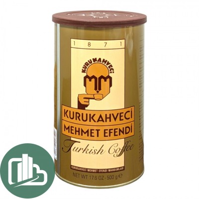 Кофе Мехмет Эфенди 500 гр ж/б KURUKAHVECI MEHMET EFENDI 1/6