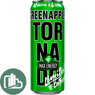 Торнадо энерг нап 0,45л 1/12 ж/б Яблоко 