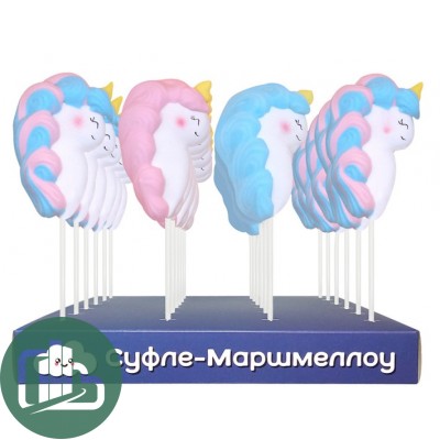 Маршмеллоу на палочке  N8 Единорог + мароженое 1/24