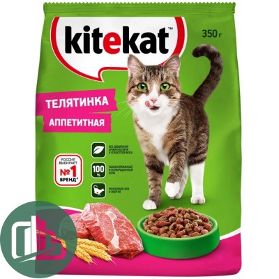 Китекат 350гр Аппетитная телятина  1/20