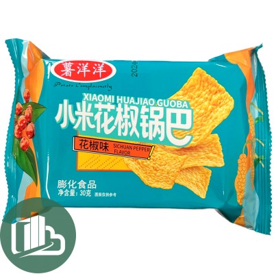 Чипсы Shu Yangyang 30гр Guoba с перцем 1/20 (10)