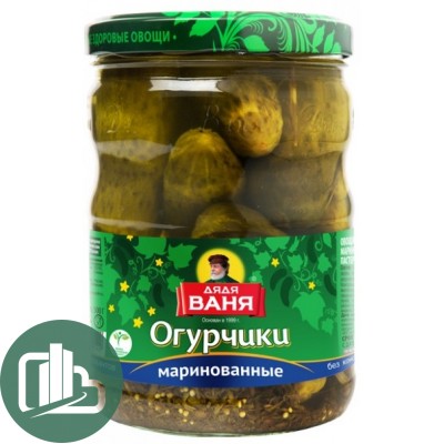 Дядя Ваня Огурцы маринованные 950гр 1/6