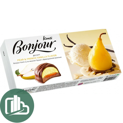 Десерт Bonjour суфле 232гр Ваниль 1/9