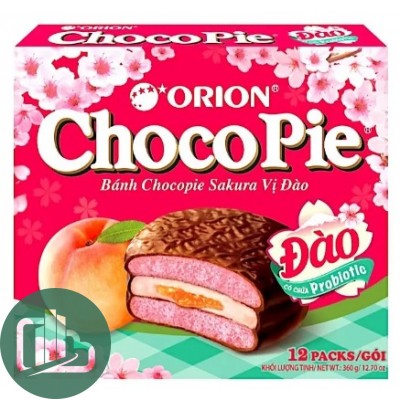 ORION Чоко Пай со вкусом Персика 336гр  1/12 (8) ИМПОРТ