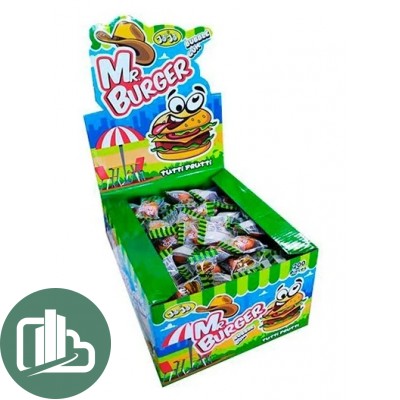 Холодок Жевательная резинка 3,5гр Бургер Mr Burger с кислой пудрой 1/200 (8) CG-343