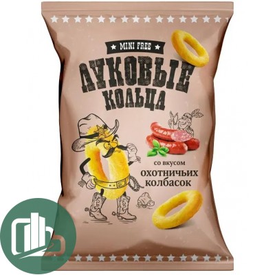 МиниФри (луковые кольца) 100гр Охотничьи колбаски ВНИМАНИЕ 1/12