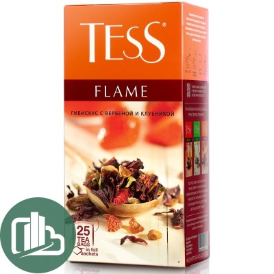 Чай ТЕСС Флэйм (Земляника с розовым перцем) Flame 25пак 1/10
