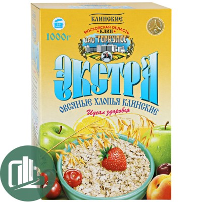 Геркулес Овсяные хлопья экстра ГОСТ 1000г  1/10