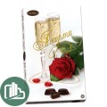 Кутюрье Конфеты РОЗА с бокалами 250гр 1/10