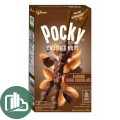 Шоколадные палочки Pocky 25гр Almond Миндаль в темном шоколаде 1/10