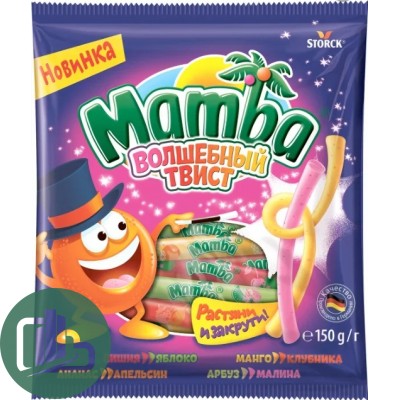 Мамба мармелад 150г Твист 1/24