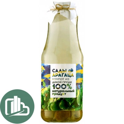 Сады Арагаца 1л Компот из Дикой Груши 1/6