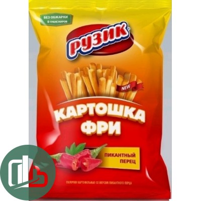 Рузик Картошка фри со вкусом пикантного перца 0,60гр 1/5