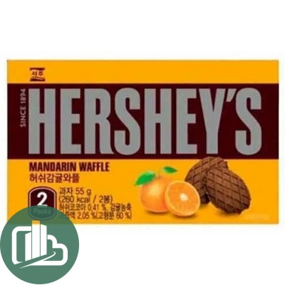Шоколадные Вафли 55гр Hershey's Мандарин 1/32
