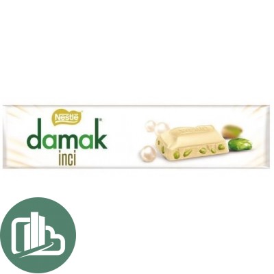 Шоколад Нестле Nestle Damak Вафельный батончик с фисташками в белом шоколаде 30гр 1/12 ИМПОРТ
