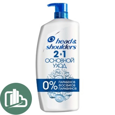 Шампунь и Бальзам Head&Shoulders Основной уход 2в1 900мл