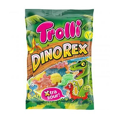 Мармелад Тролли супер кислые Dino Rex 100гр 1/24