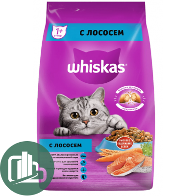 ВИСКАС 350гр Подушечки Обед с Лососем 1/9