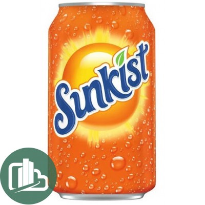 Напиток Sunkist Апельсин 355мл 1/12 США