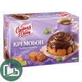 Пирог Кремобон 380гр Солёная карамель 1/6 (Черёмушки)