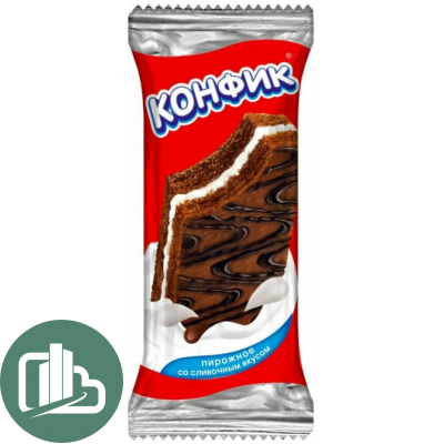 Бисквит пирожное Конфик с какао и слив. 30г 1/30 CONFESTORY