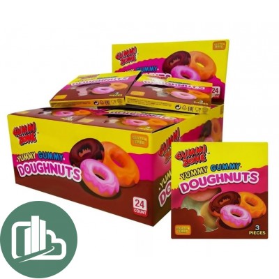 Мармелад GUMMI ZONE Донаты 21гр 1/24 (6)
